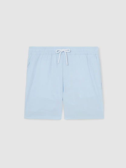 Reiss Deal - Drawstring Swim Shorts in Soft Blue
