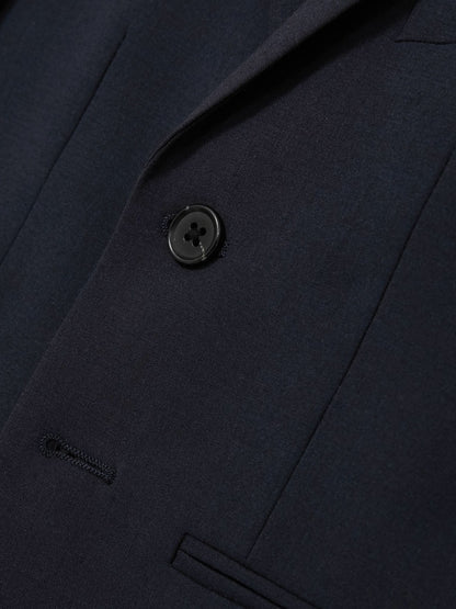 Reiss Best Seller - 13-14 yrs Wool-Blend Single-Breasted Suit Blazer in Navy