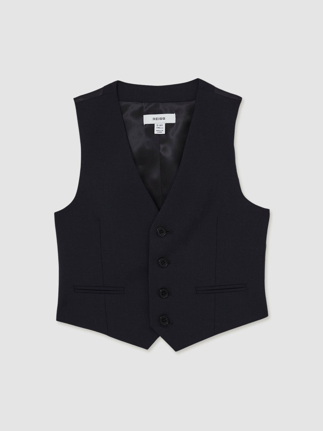 Reiss Popular Choice - 13-14 yrs Modern Fit Waistcoat in Navy