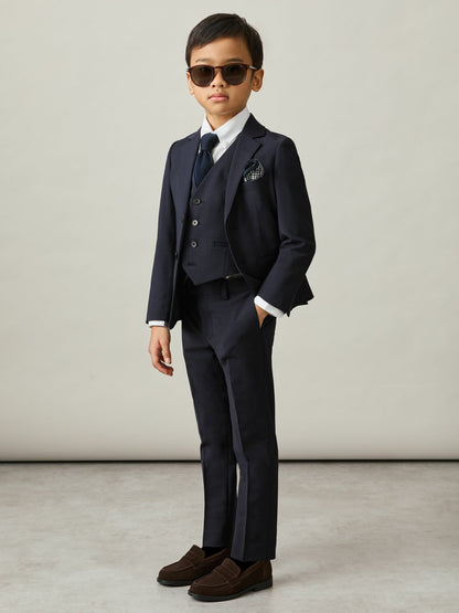 Reiss Popular Choice - 13-14 yrs Modern Fit Waistcoat in Navy
