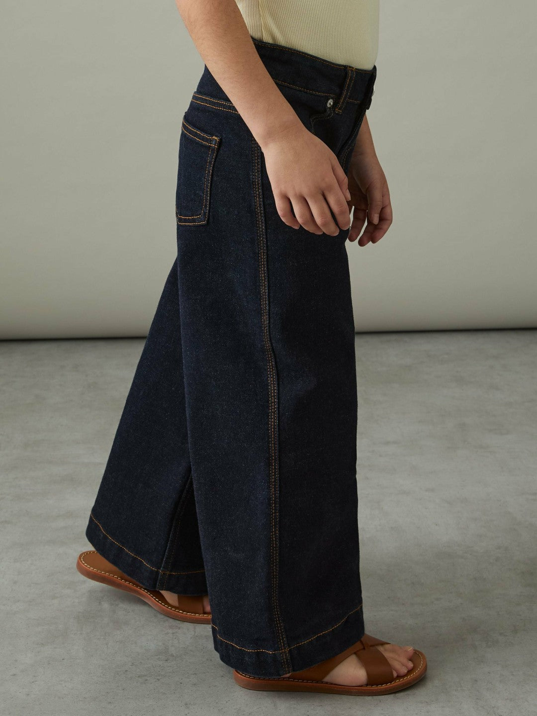 Reiss 9-13 yrs Wide-Leg Jeans in Indigo