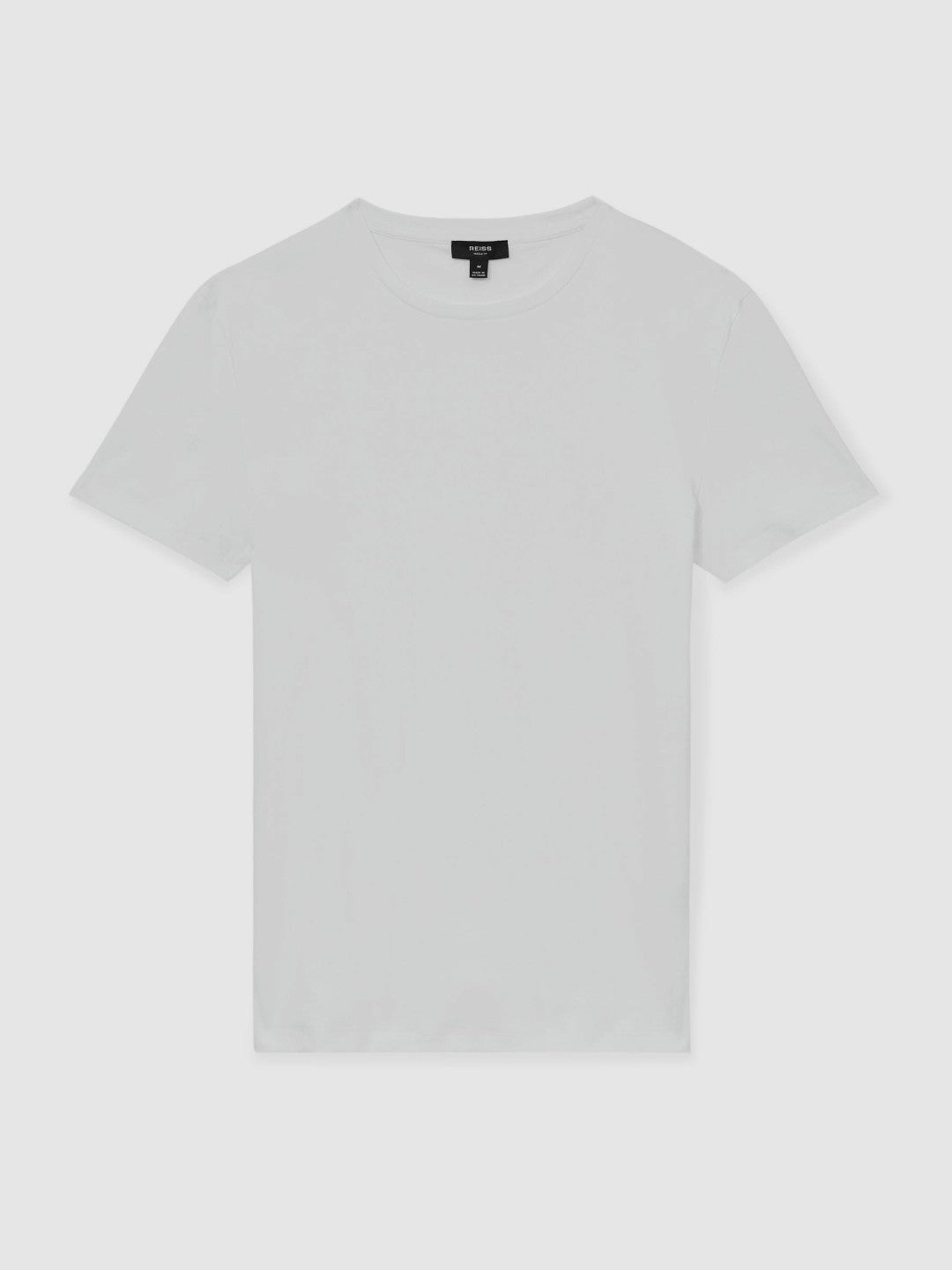 Reiss Value - Cotton Sports-Fit T-Shirt in White