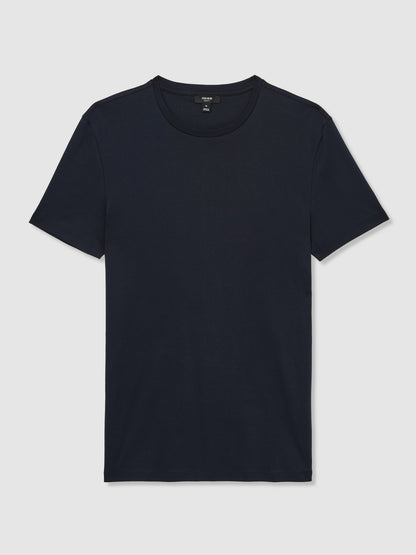 Reiss Affordable - Cotton Sports-Fit T-Shirt in Navy