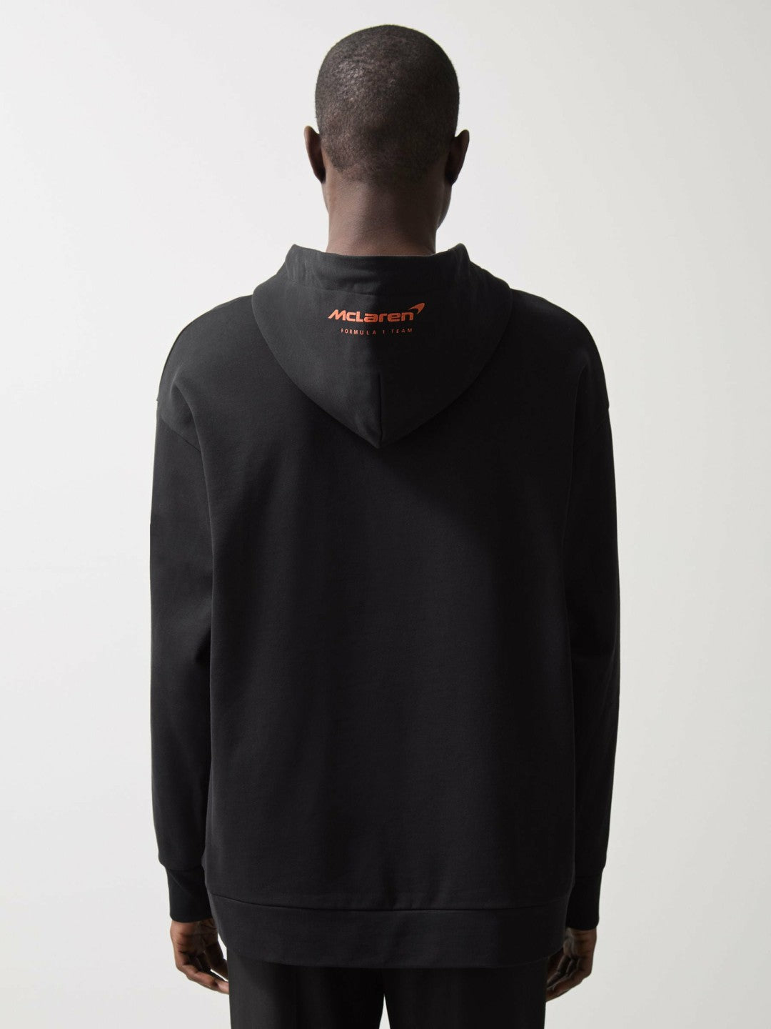 Reiss Offer - McLaren F1 Team Oversize Toggle Hoodie Unisex Fit in Black