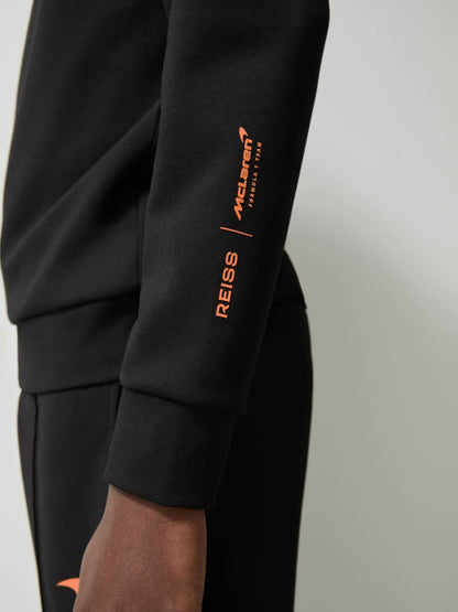 Reiss Best Seller - McLaren F1 Team Interlock Hoodie in Black