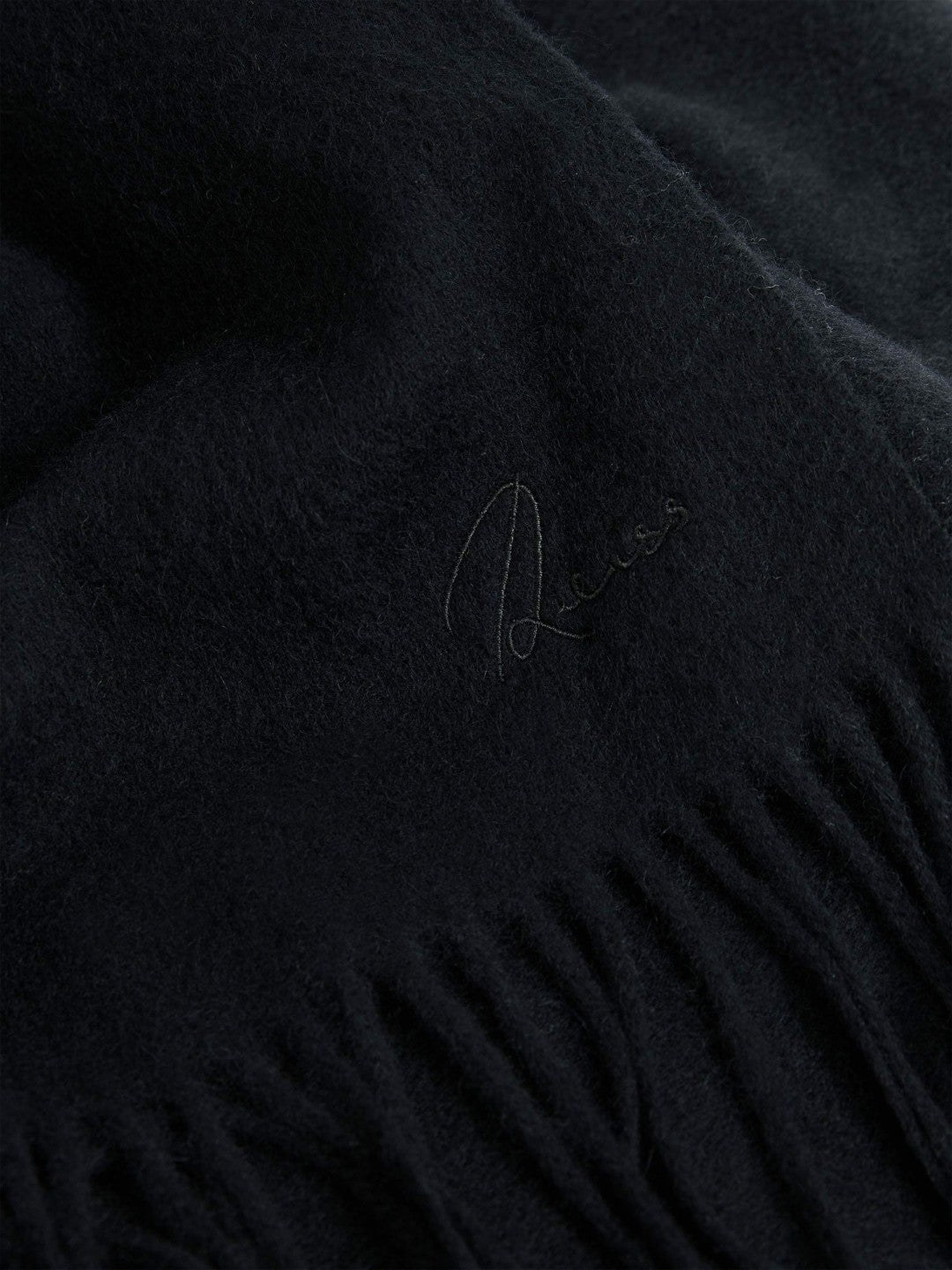 Reiss Popular Choice - Wool and Cashmere Scarf in Navy