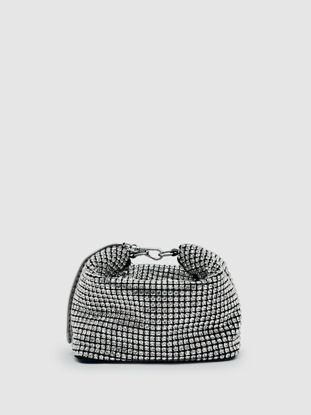 Reiss Value - Crystal Bracelet Pouch Bag in Silver