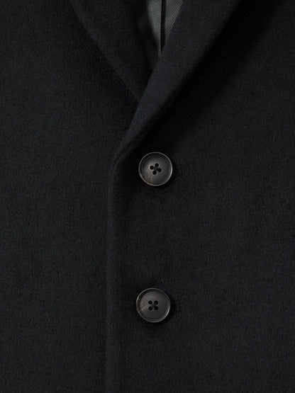 Reiss Featured - 3-9 yrs Single Breasted Overcoat in Navy