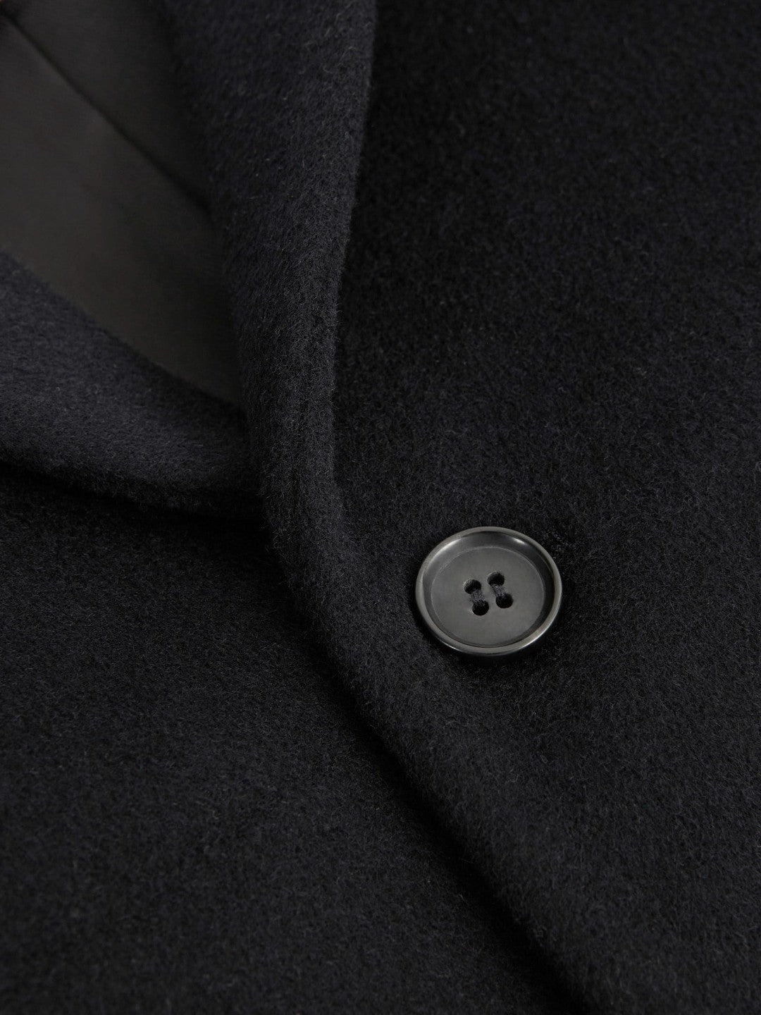 Reiss Featured - 3-9 yrs Single Breasted Overcoat in Navy