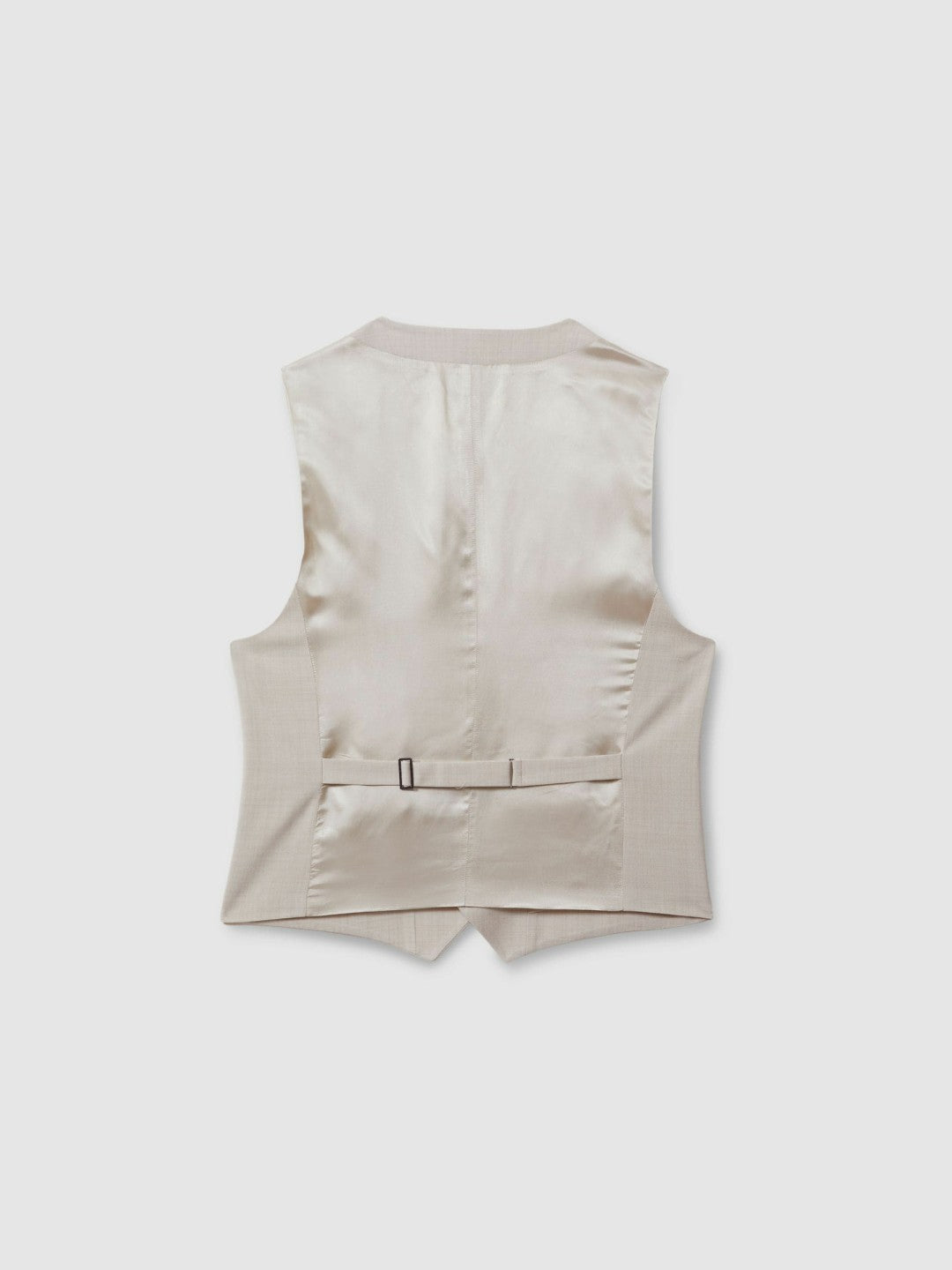 Reiss Affordable - Slim Fit Single Breasted Waistcoat in Stone