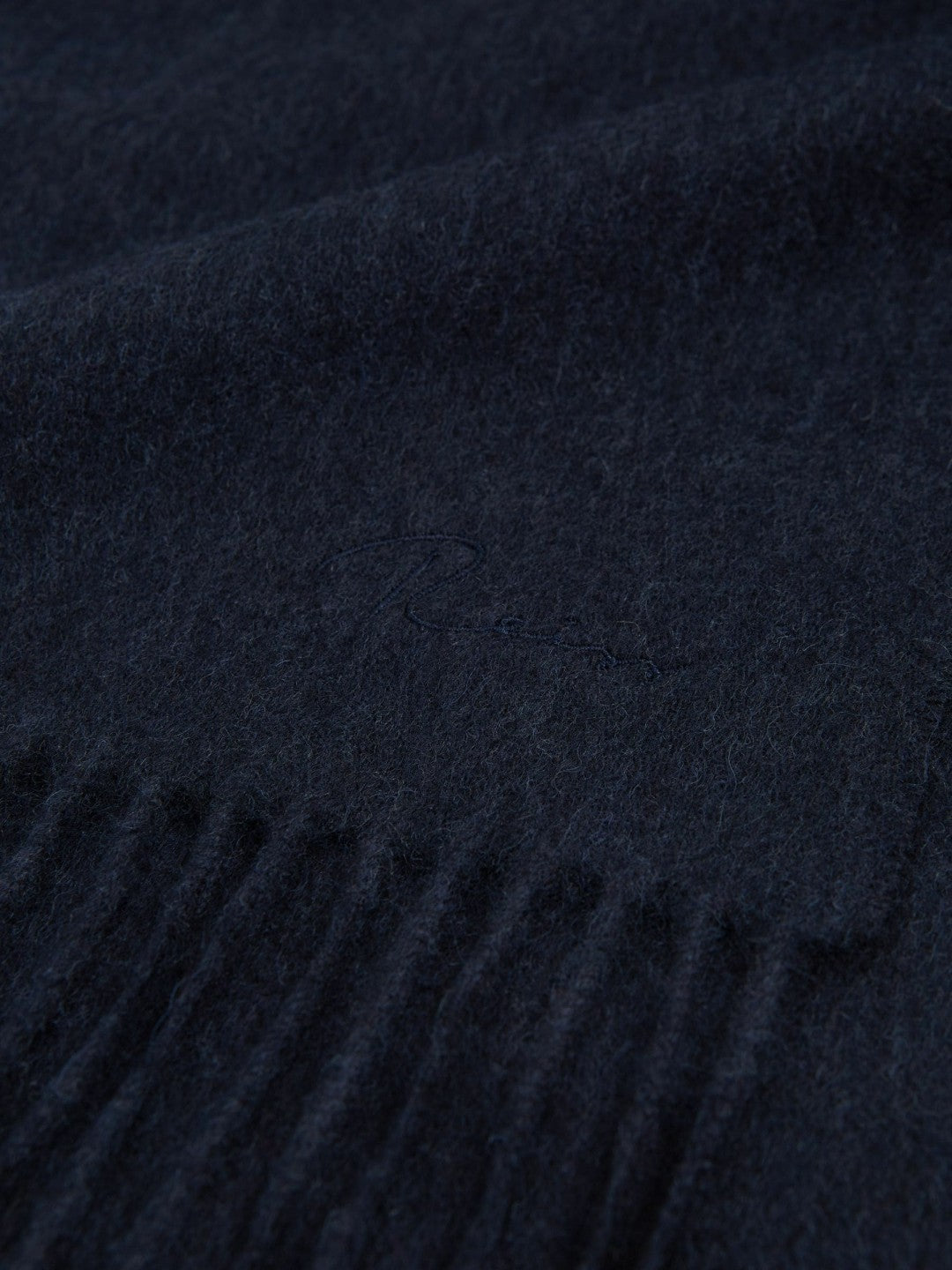 Reiss Value - Wool and Cashmere Scarf in Navy