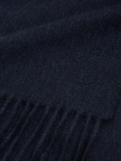 Reiss Value - Wool and Cashmere Scarf in Navy