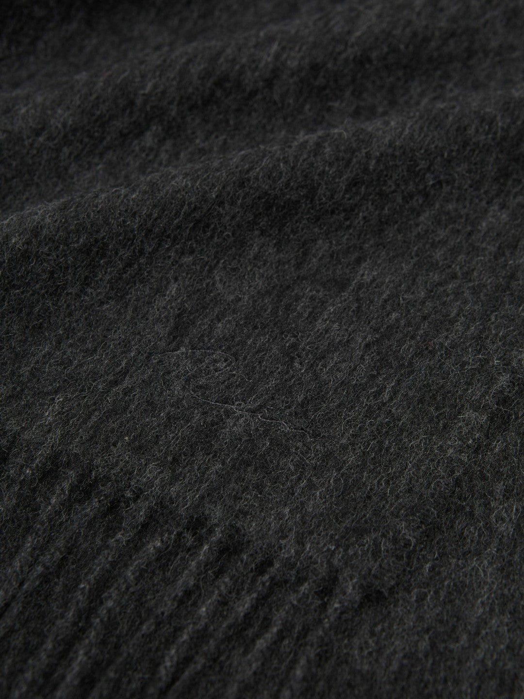 Reiss Affordable - Wool and Cashmere Scarf in Charcoal