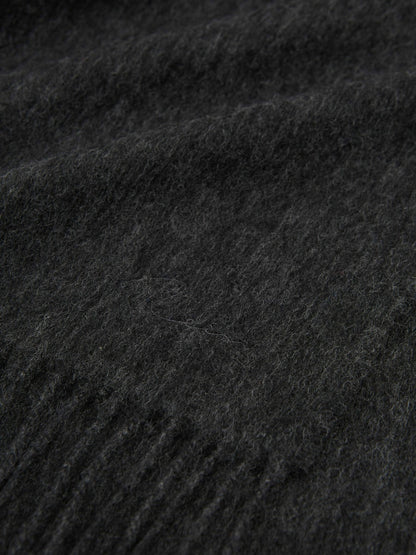 Reiss Affordable - Wool and Cashmere Scarf in Charcoal