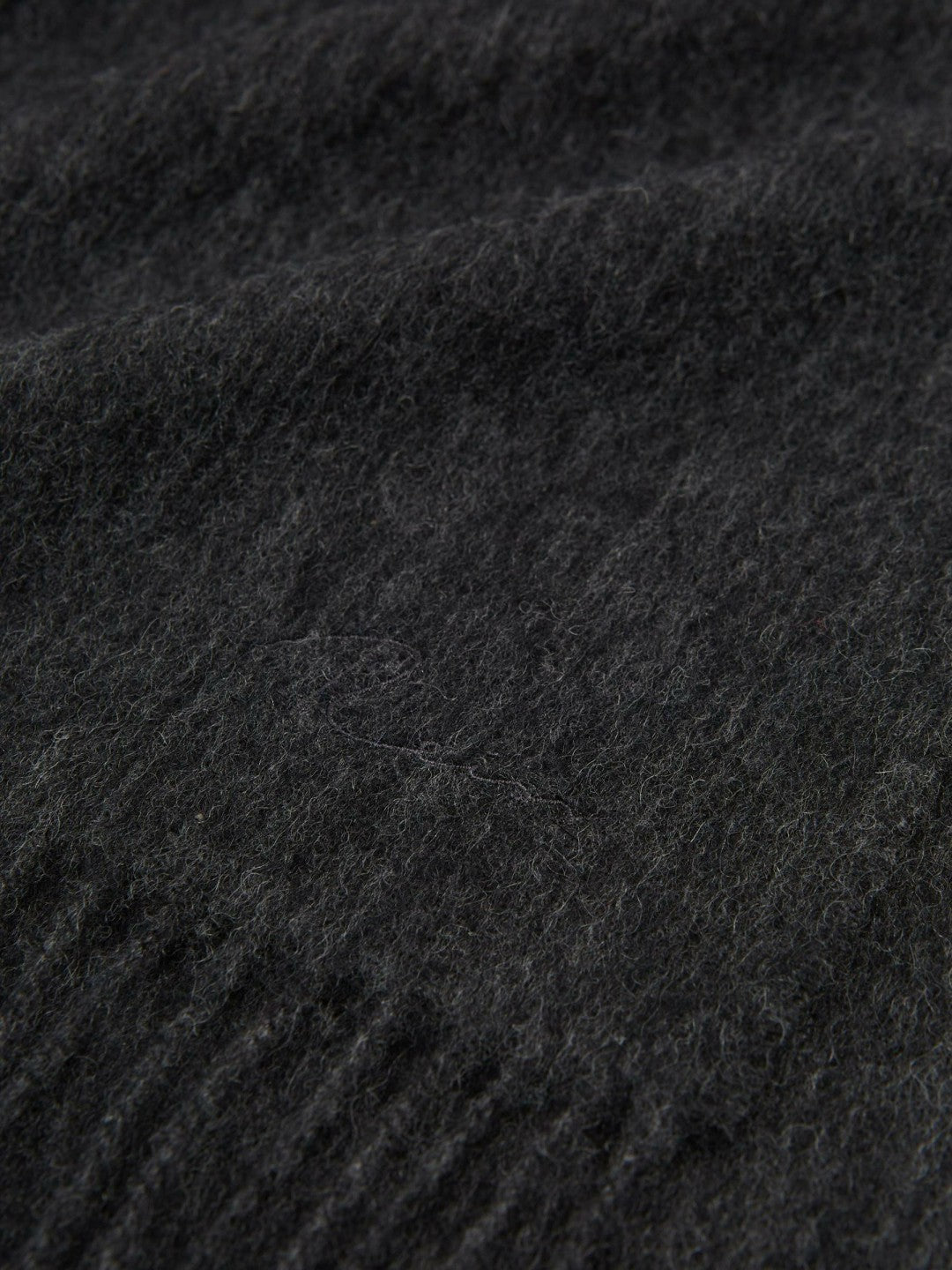 Reiss Affordable - Wool and Cashmere Scarf in Charcoal