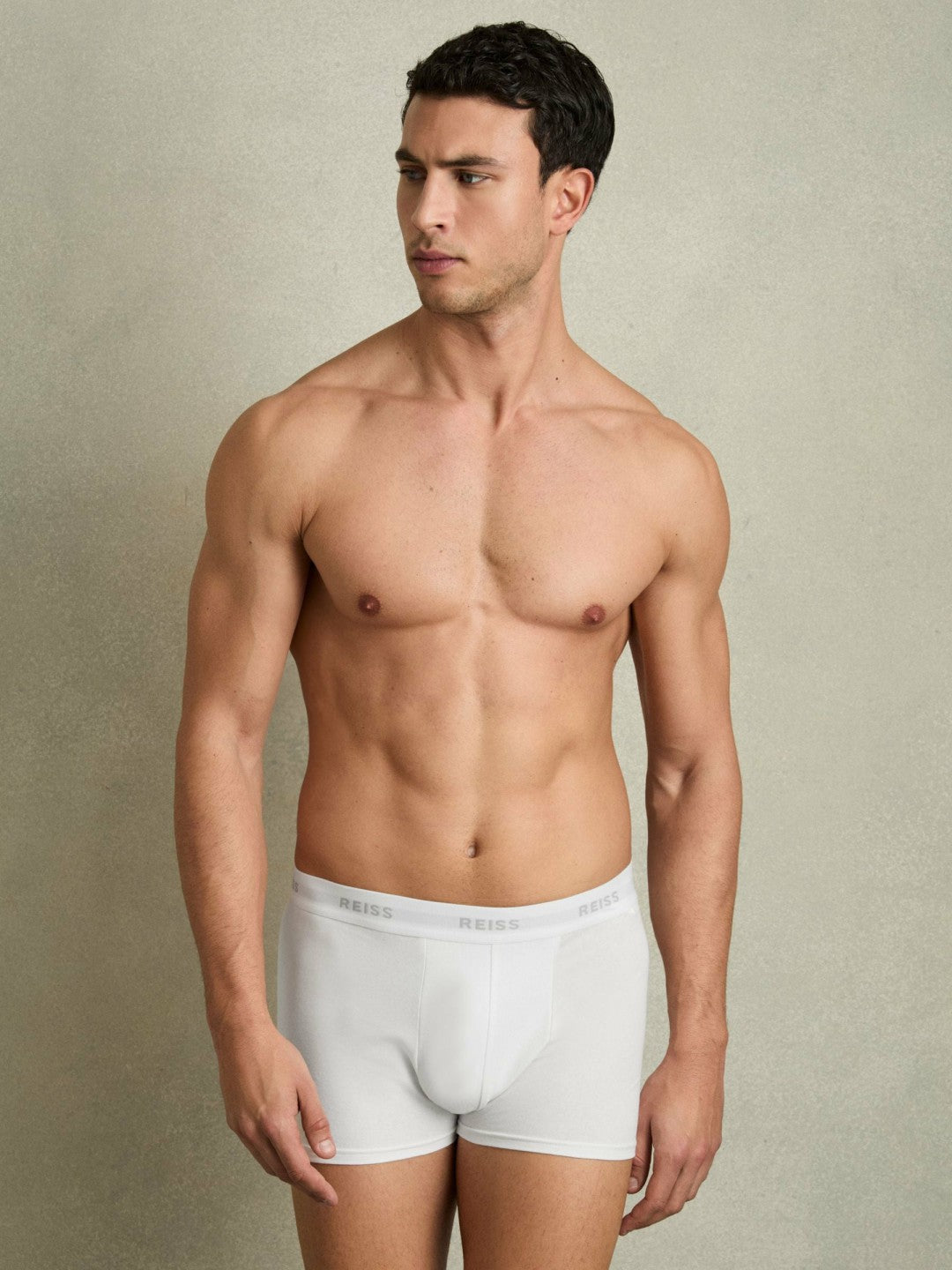 Reiss Deal - Three Pack Cotton Boxers in White