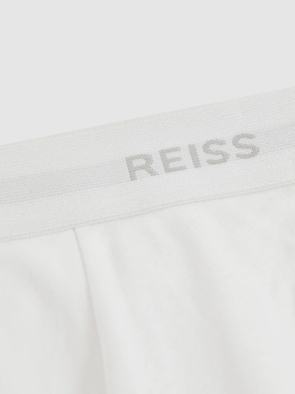 Reiss Deal - Three Pack Cotton Boxers in White