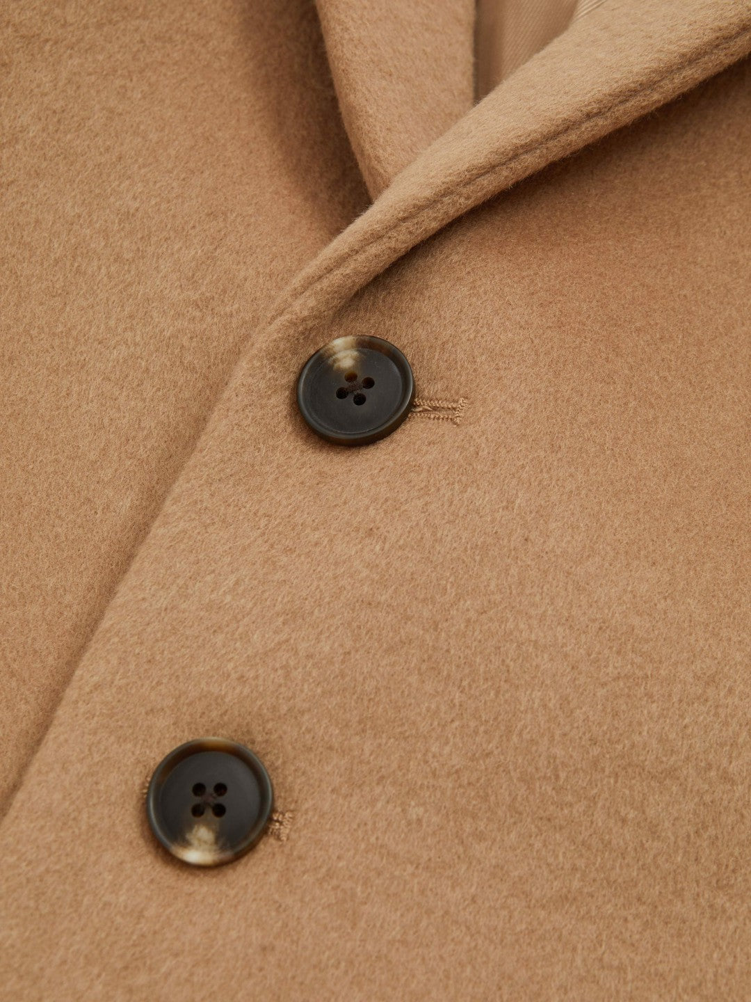 Reiss Value - 13-14 yrs Single Breasted Overcoat in Camel