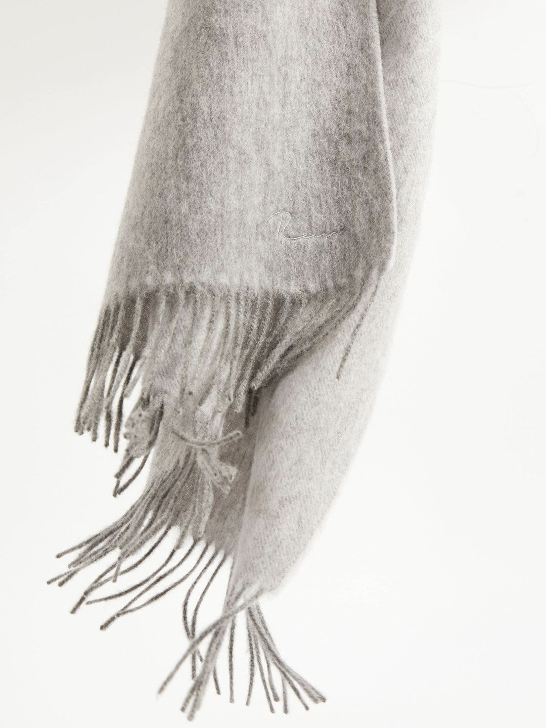 Reiss Affordable - Wool-Cashmere Scarf in Soft Grey