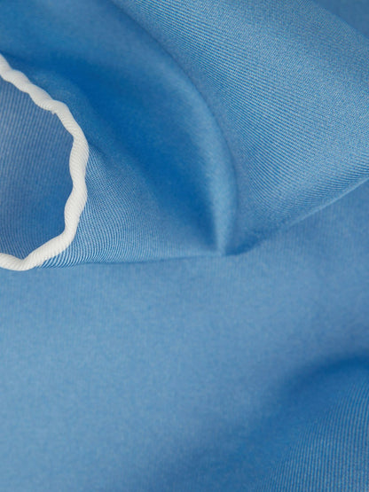 Reiss Savings - Plain Silk Pocket Square in Soft Blue
