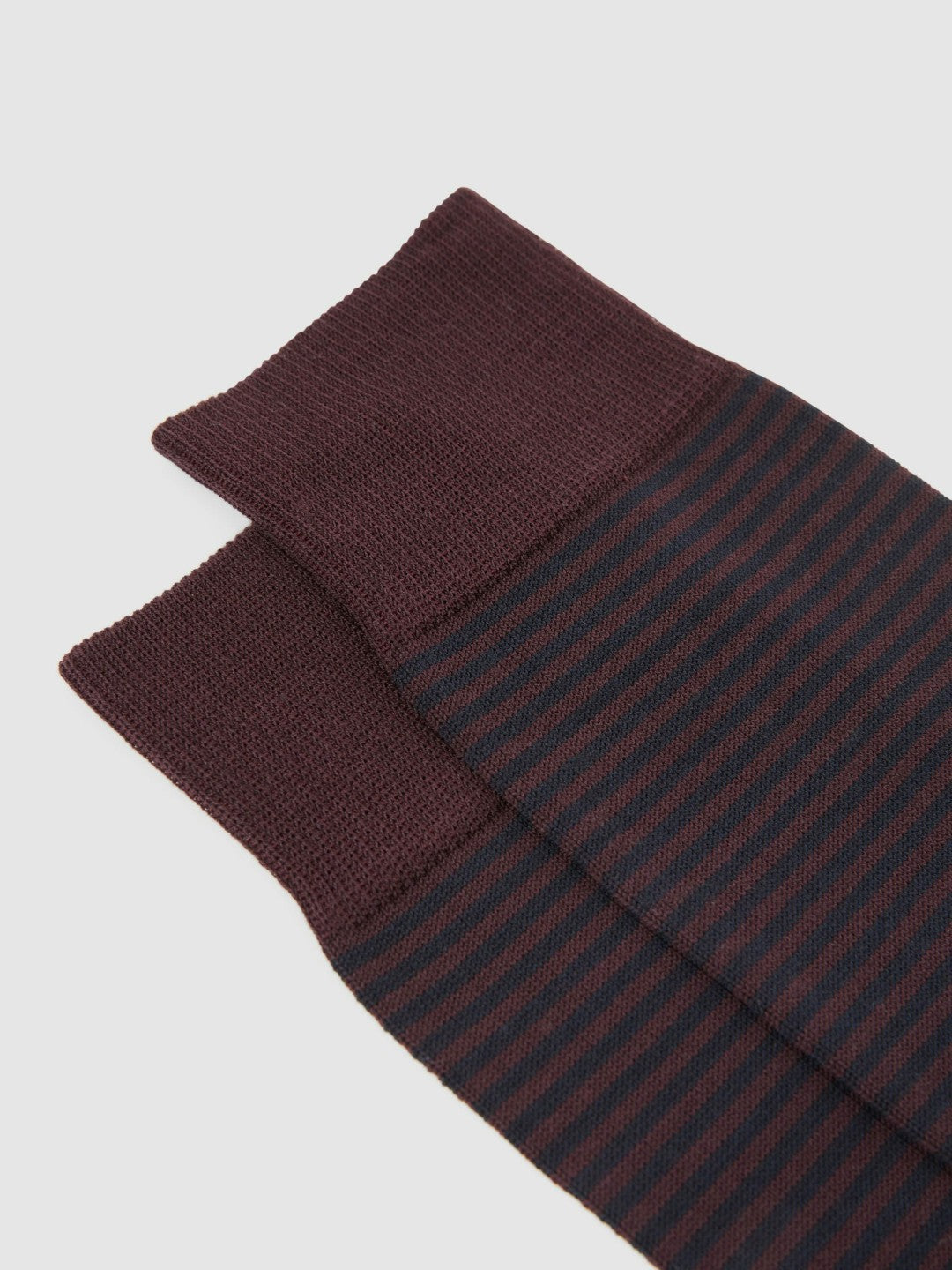 Reiss Sale - Striped Socks in Bordeaux