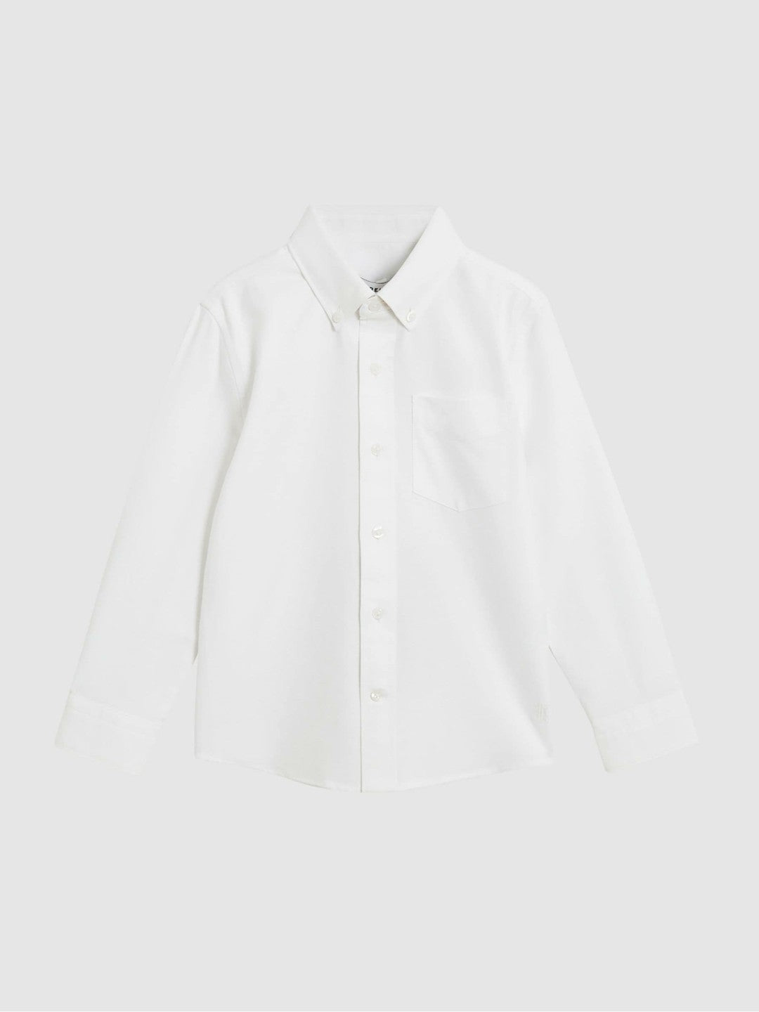 Reiss Deal - 9-14 yrs Button Down Oxford Shirt in White