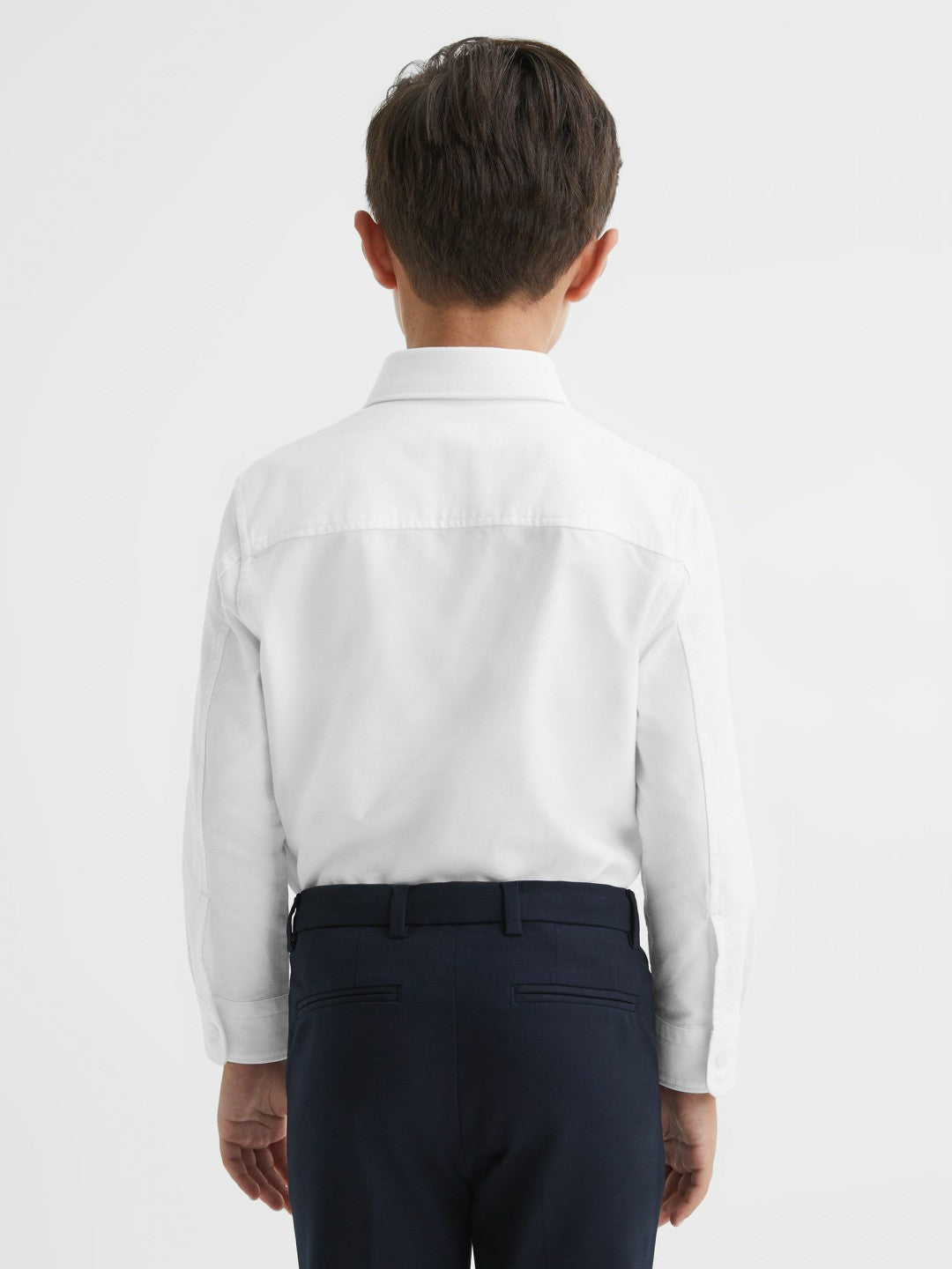 Reiss Deal - 9-14 yrs Button Down Oxford Shirt in White