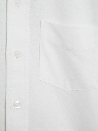 Reiss Deal - 9-14 yrs Button Down Oxford Shirt in White