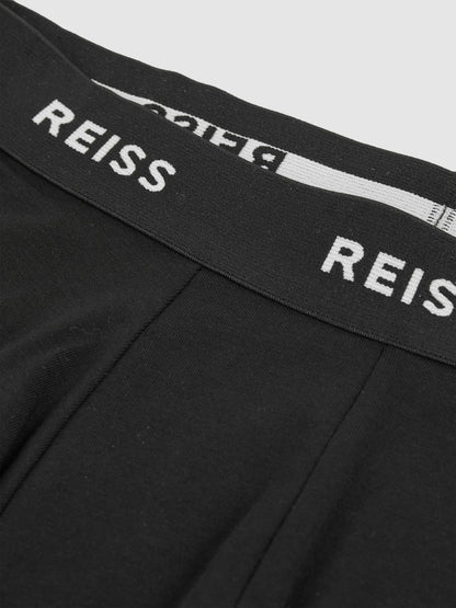 Reiss Value - Three Pack Cotton Boxers in Black