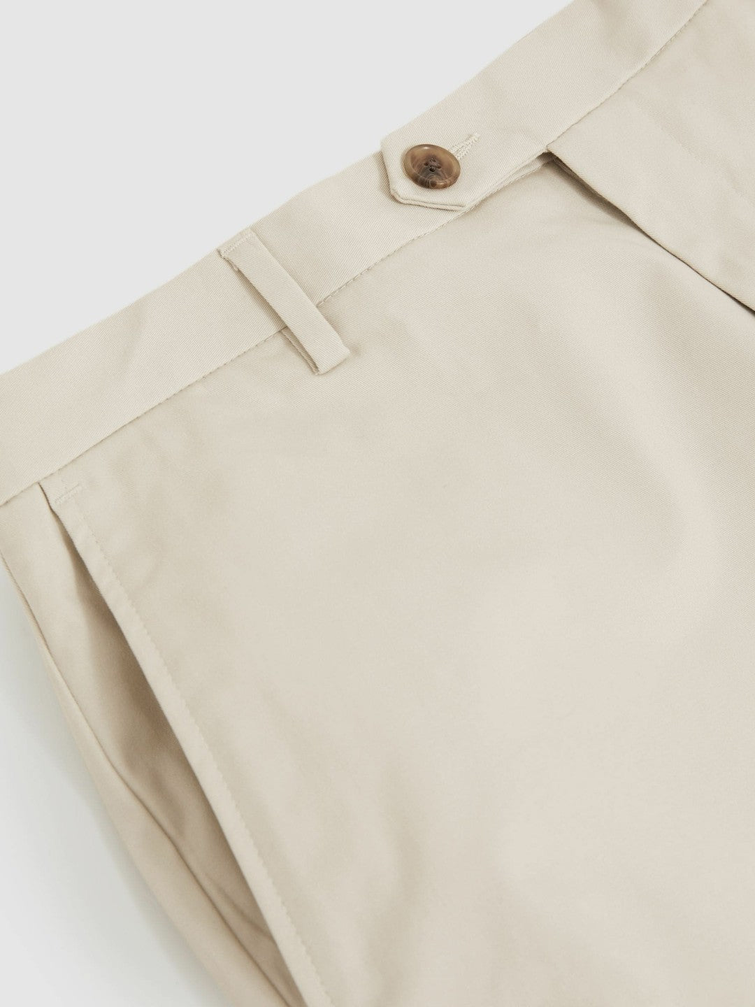 Reiss Offer - Cotton Chino Shorts With Stretch in Stone