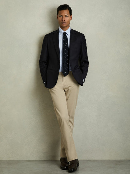 Reiss Slim-Fit Button-Down Collar Cotton Oxford Shirt in Soft Blue