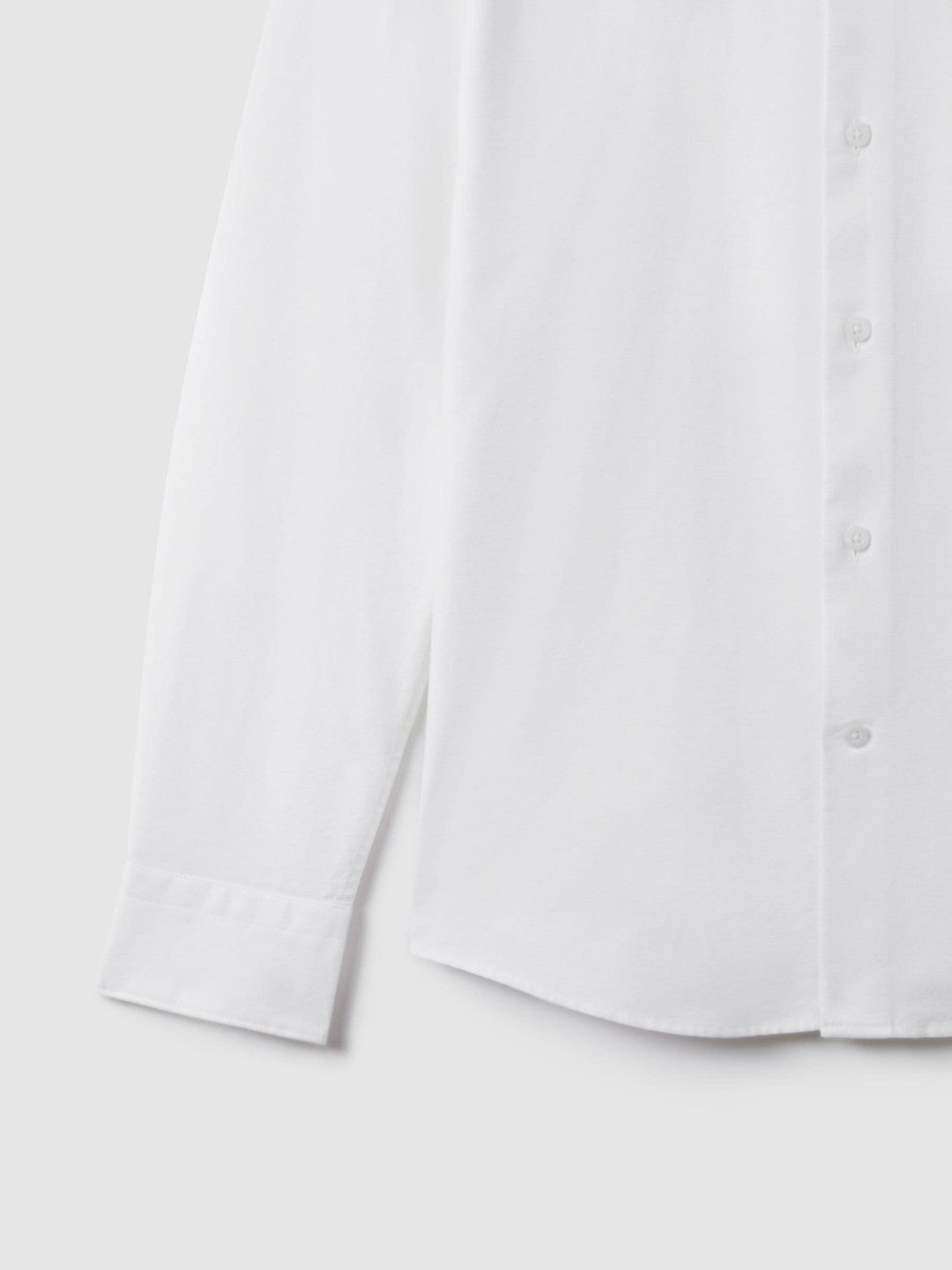 Reiss Slim-Fit Button-Down Collar Cotton Oxford Shirt in White