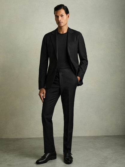 Reiss Cotton Crew Neck T-Shirt in Black