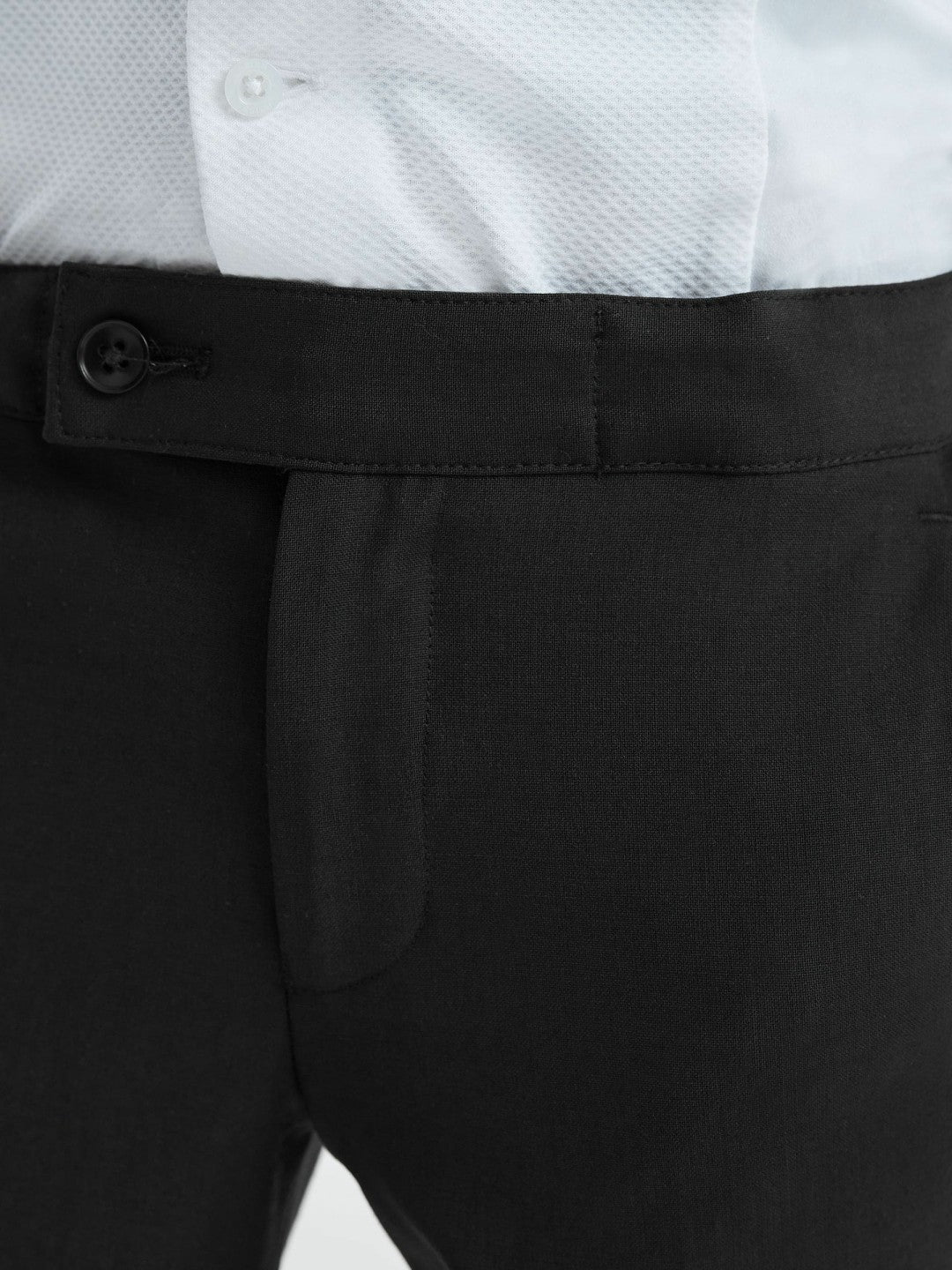 Reiss Best Seller - 3-9 yrs Tuxedo Satin Stripe Trousers in Black