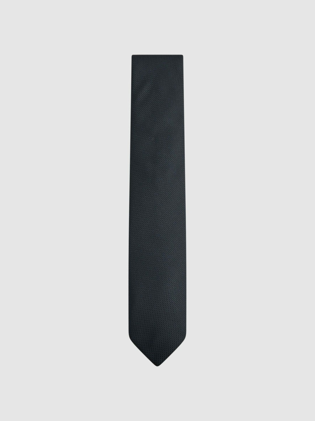 Reiss Best Seller - Textured Silk Blend Tie in Navy