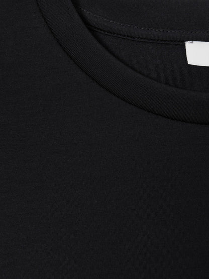 Reiss Featured - Interlock Jersey Crew Neck T-Shirt in Navy Blue