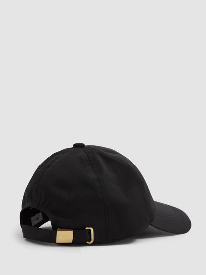 Reiss Best Seller - Logo-Embroidered Baseball Cap in Black