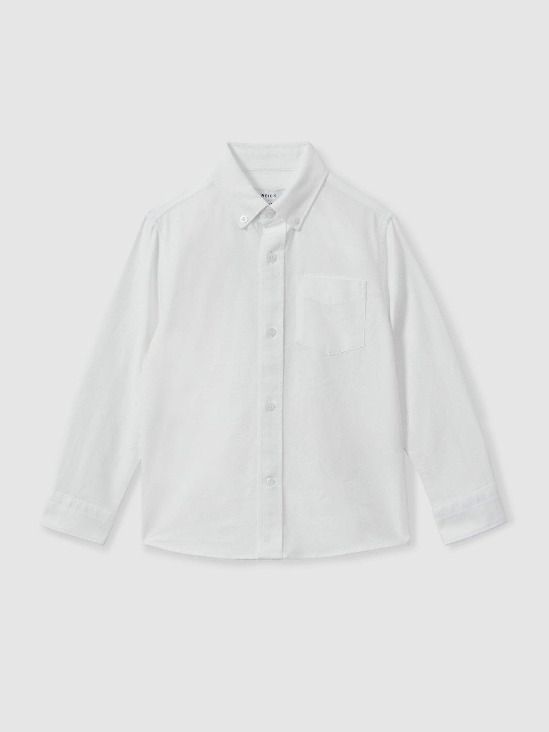 Reiss Featured - 9-13 yrs Button Down Oxford Shirt in White