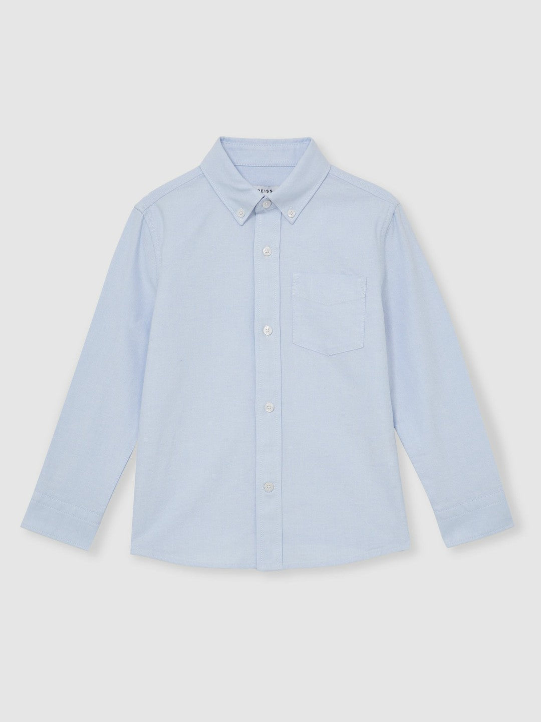 Reiss Popular Choice - 9-13 yrs Button Down Oxford Shirt in Soft Blue