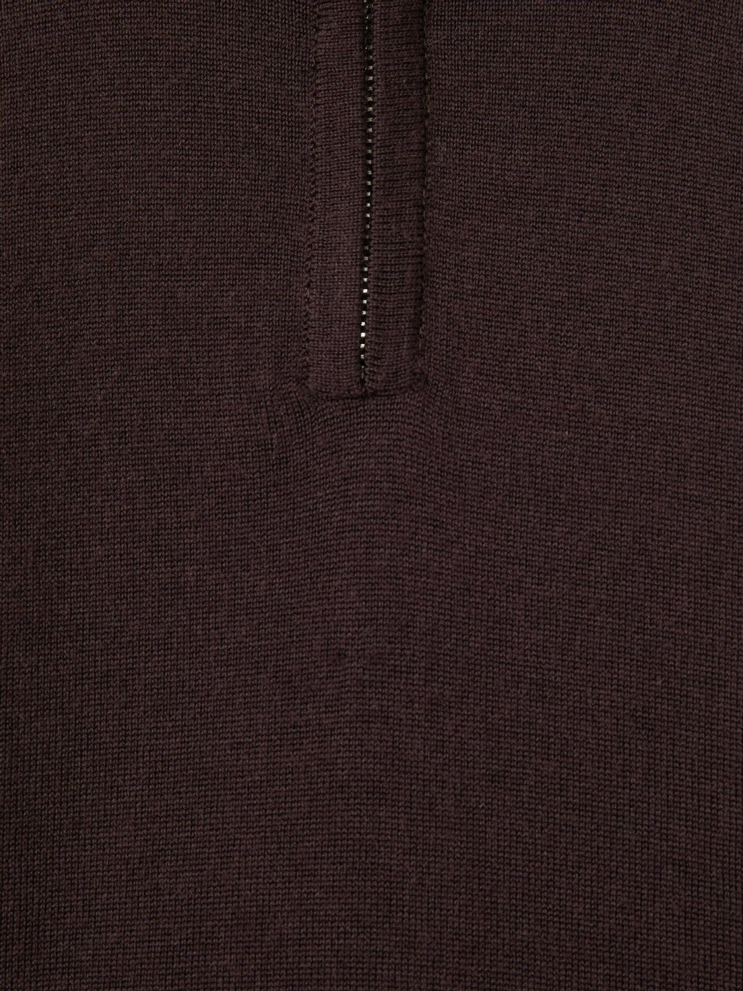 Reiss Deal - 9-13 yrs Merino Wool Half-Zip Funnel Neck Jumper in Dark Bordeaux