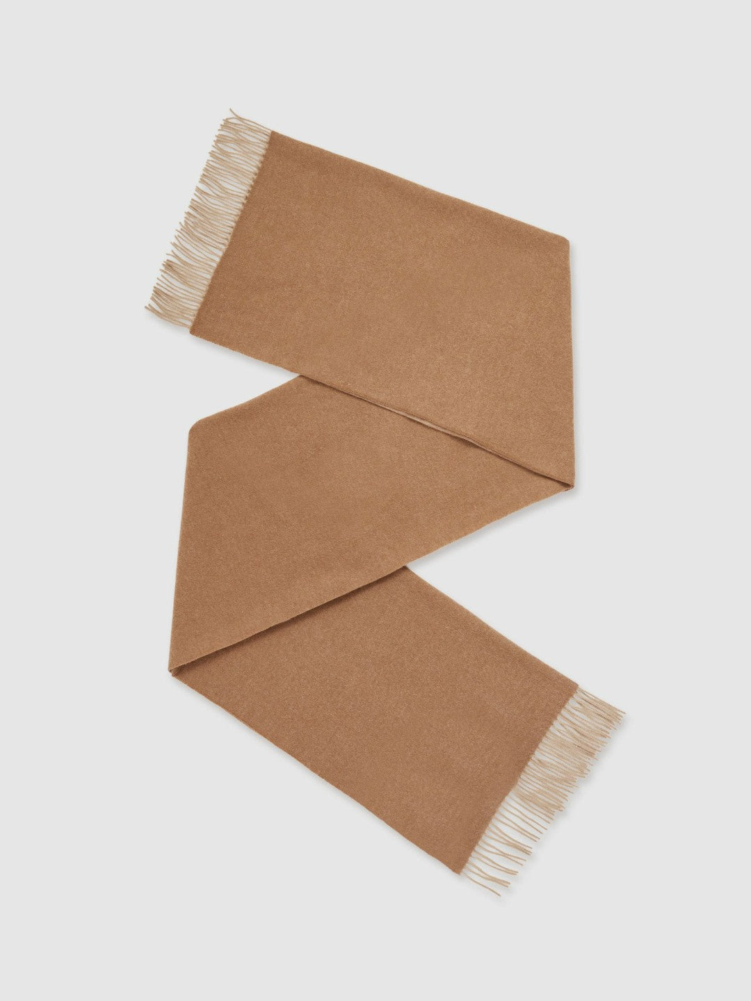 Reiss Savings - Wool-Cashmere Scarf in Biscuit