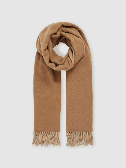 Reiss Savings - Wool-Cashmere Scarf in Biscuit