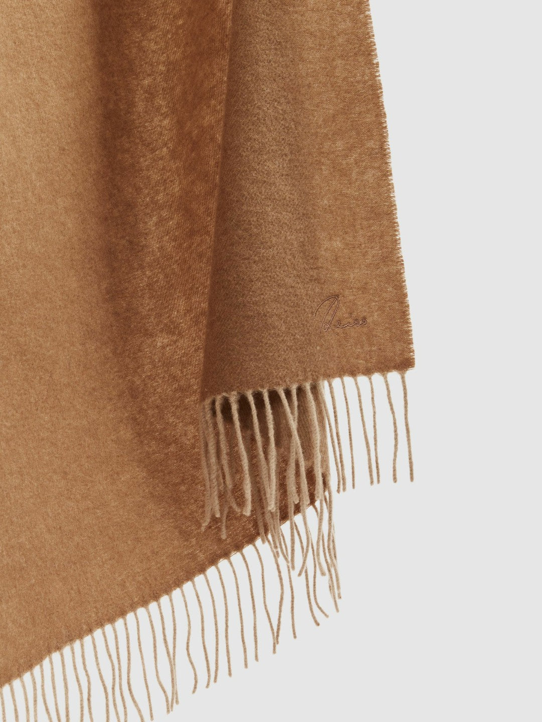 Reiss Savings - Wool-Cashmere Scarf in Biscuit