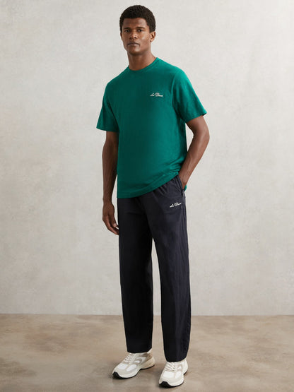 Reiss Affordable - Les Deux Technical Logo Joggers in Dark Navy