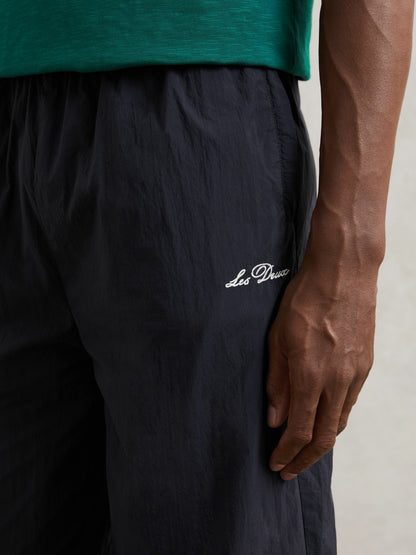 Reiss Affordable - Les Deux Technical Logo Joggers in Dark Navy