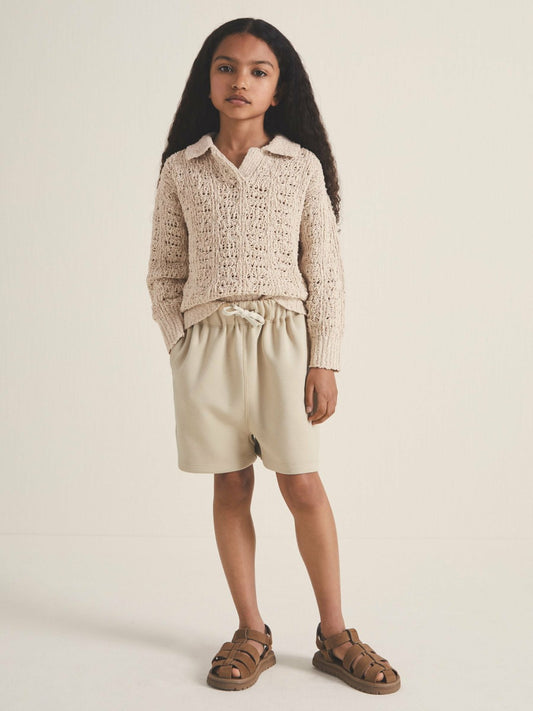 Reiss Featured - 9-13 yrs  | 100 Ciels Bouclé Jumper in Neutral