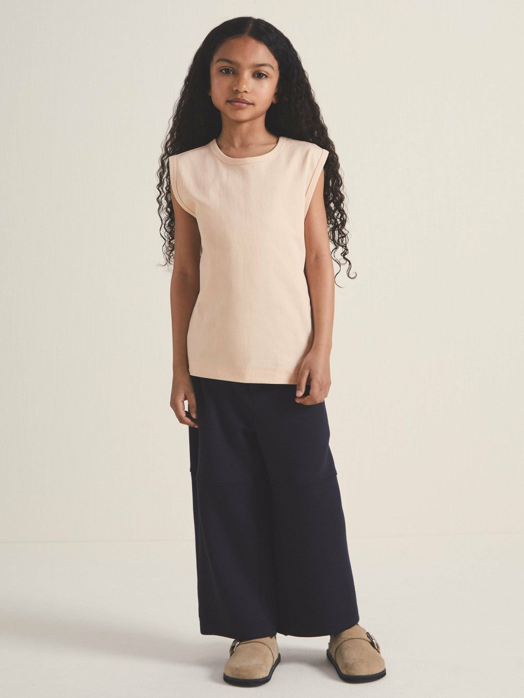 Reiss Affordable - 4-9 yrs  | Les 100 Ciels Oversize T-Shirt in Peach