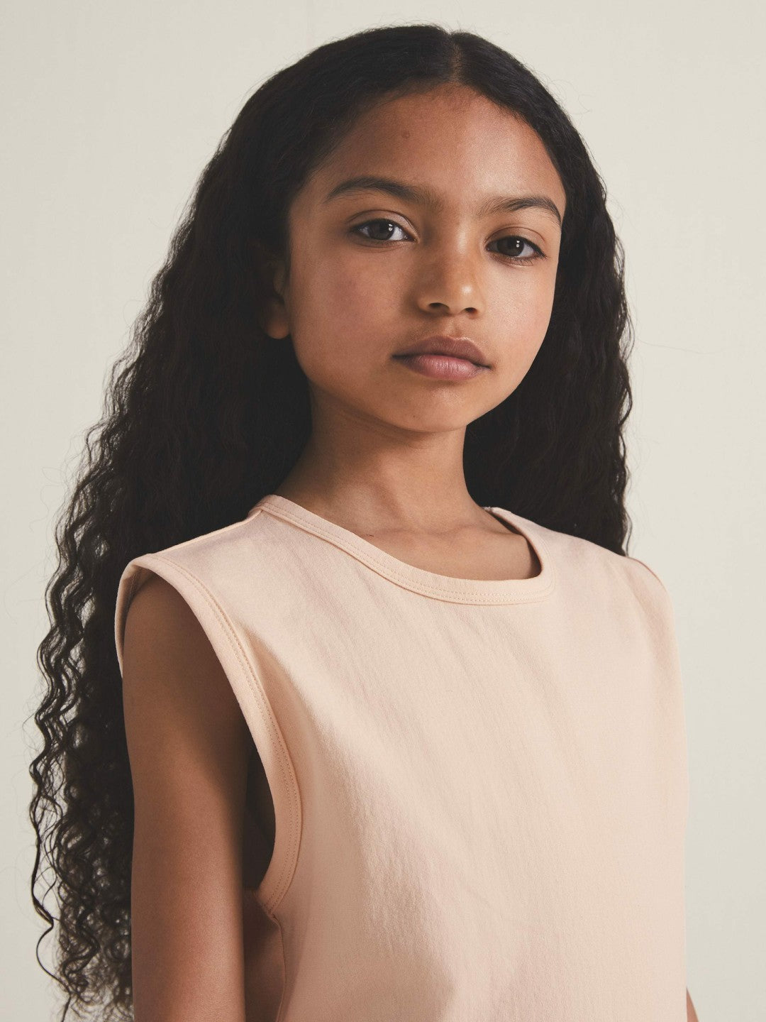 Reiss Affordable - 4-9 yrs  | Les 100 Ciels Oversize T-Shirt in Peach