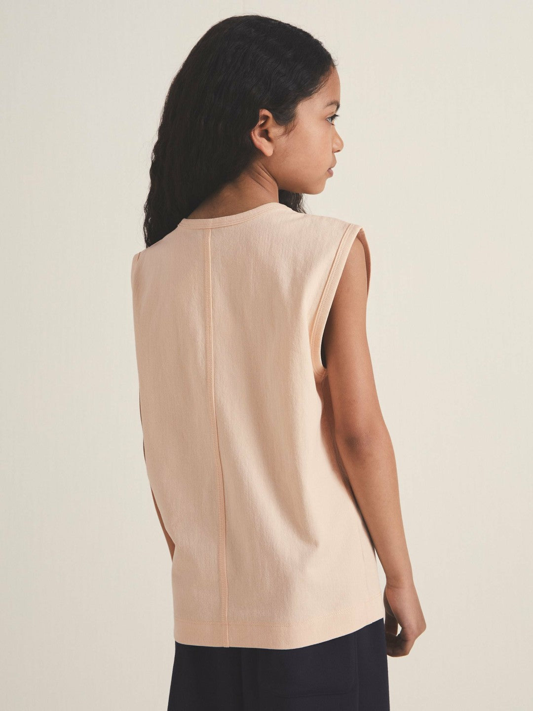 Reiss Affordable - 4-9 yrs  | Les 100 Ciels Oversize T-Shirt in Peach