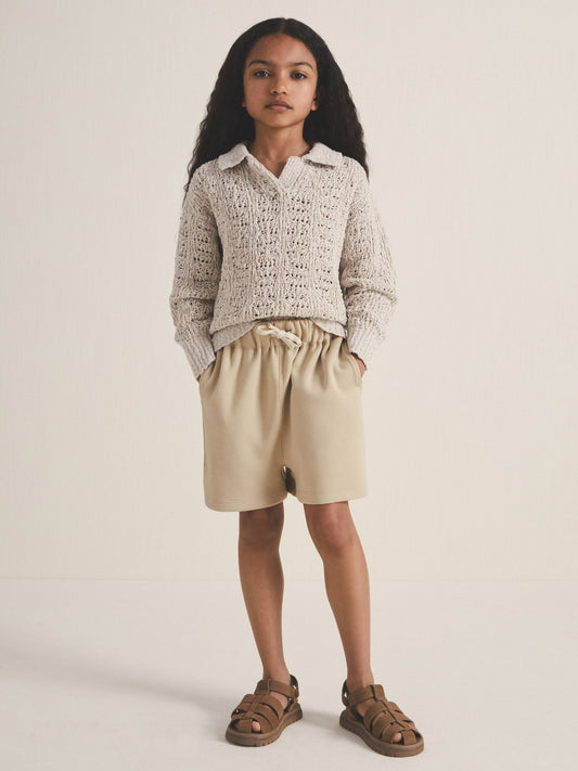 Reiss Popular Choice - 4-9 yrs | Les 100 Ciels Jersey Shorts in Sage